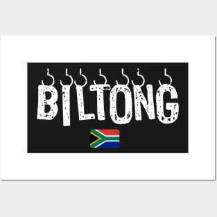 Biltong South Africa T-Shirt | Lekker Braai | Dry Wors | Afrikaans Language Posters and Art